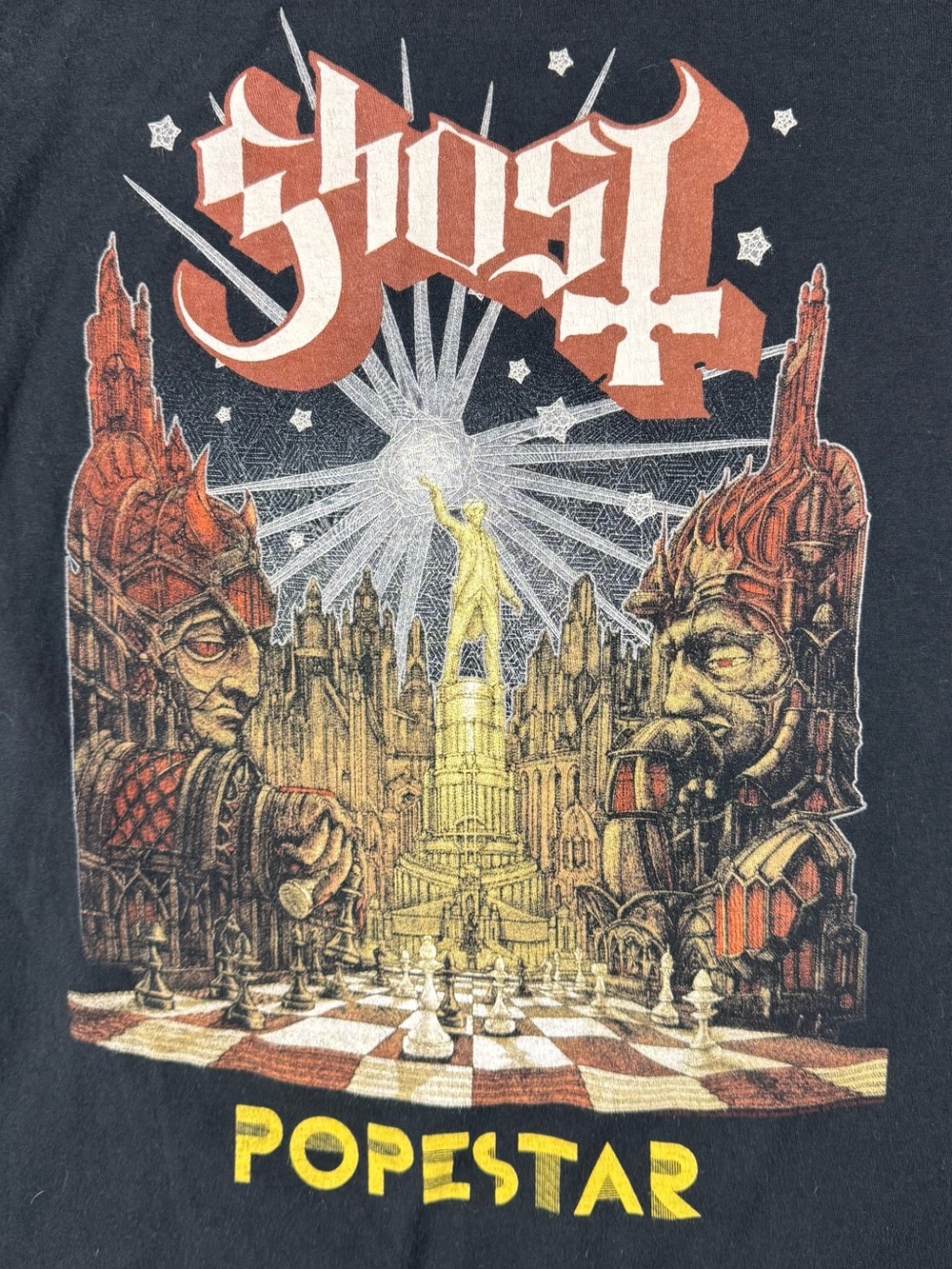 Ghost T-Shirt Size Small Tultex Tee Popestar 2016 Metal Alternative Rock Merch